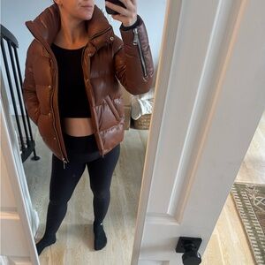 SAM. Brown Puffer Jacket
